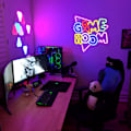 Miniatyrbild 4 av 5: Neon Skyltar för Spelrum, LED Neonljus för Väggdekoration, USB-driven Neonskylt Akrylkonst Väggdekor, för Sovrum Spelrum Festdekor Pojkpresent