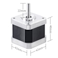 Miniatyrbillede 5 af 5: 3D printer tilbehør 42-40 stepmotor mikro drive controller print graveringsmaskine motor