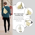 Pikkukuva 3 / 5: Varkaudenvastainen crossbody-laukku henkilökohtaiseen käyttöön, matkalaukku varkaudenesto crossbody-laukku, olkalaukku (Khaki) khaki