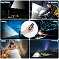 Miniatyrbild 5 av 5: LED Ficklampa, USB Uppladdningsbar LED Ficklampa, Lättviktiga Nödficklampor 1200mAh, 4 Lägen Belysning Ficklampor