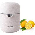 Miniatyrbillede 1 af 5: Citronpresser og simpel manuel citrusjuicer, lille bærbar limejuicer kop med to anvendelsesmuligheder til forskellige frugter (hvedefarve)