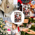 Miniatyrbillede 4 af 5: Muskel-Julemanden Julekalender Blind Box Mini Akryl Julepynt Julekalender Blind Box Sæt