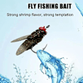 Pikkukuva 3 / 5: Bionic Fly Fishing -syötti (20 kpl), 2024 Uusi Fly Hook -pehmeä syötti, jossa on kalan houkuttimia, Kalastusvälineet, Pieni Fly Hook -kärpässyötti 8mm