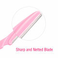 Miniatyrbillede 3 af 5: 24 stk. Øjenbryn Razor Ansigts Razor Shaper Trimmer med Præcisionsdæksel, Multifarvet
