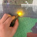 Miniatyrbillede 3 af 5: Minecraft Lommelygte Nøglering