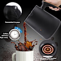 Miniatyrbilde 4 av 5: Tyrkisk Kaffekjele for Oppvarming Bærbar Kaffe- og Temaskin for Kontor