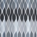 Miniatyrbild 4 av 4: Texturerad Duschdraperi Set, Set med 1 Duschdraperi & 12 Metallkrokar, Rostbeständig, 100% Polyester, Maskintvättbar, Mått 70” X 72”, Grå Grey