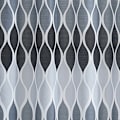 Pikkukuva 4 / 4: Tekstuurikuvioinen suihkuverhosetti, 1 suihkuverho ja 12 metallilenkkiä, ruostumaton, 100% polyesteri, konepesu, mitat 70” x 72”, harmaa Grey