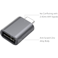 Pikkukuva 3 / 5: USB C - USB -sovitin, USB-C - USB 3.0 -sovitin, USB Type-C - USB, 4/3 - USB-naaras -sovitin MacBook Pro 2021:lle, MacBook Air 2020:lle, iPad Pro 2021:lle