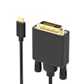 Miniatyrbild 1 av 3: USB C till DVI Kabel Konverter Display Skärm Adapter 1.8m Typ C till DVI Sladd