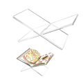 Miniatyrbild 1 av 5: 1 st Akryl Bokstöd Transparent Bokhållare för Böcker, Tidningar, Tidskrifter, Läroböcker, Receptställ Bildvisning