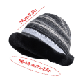 Miniatyrbild 2 av 4: Fluffig Hinkhatt Tjock Mjuk Mode Fiskehatt Mode Hinkhatt Varm Vinter Fiskehatt Mössa Utomhus Vinterhatt för Flickor Kvinnor (C) C