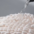 Miniatyrbilde 4 av 5: Mikrofiber Håndklær, 2 Grå, Hvite Chenille Mikrofiber Håndklær kan brukes på kjøkken og bad, svært absorberende og tørker hendene umiddelbart