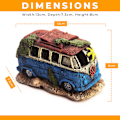 Miniatyrbillede 2 af 5: Kunstig Polyresin Akvarium Ornament Akvatisk Model Dekoration Fisk Tank Marine Dekor Ornamenter