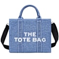 Miniatyrbillede 1 af 5: Canvas tasker til kvinder, afslappet canvas crossbody taske med lynlås, dobbelte skulderstropper, canvas skuldertasker til skole, shopping, arbejde, rejser