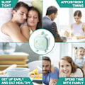 Miniatyrbild 2 av 5: LED Digital Väckarklocka med Snooze-läge, Nattlampor för Sovrum, Sömntränare Tyst Nattklocka Sängklocka med Temperatur (Grön)