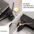 Miniatyrbillede 4 af 5: Kvarts Pendul Urværk DIY Bevægelsessæt med 2 Par Visere og Pendul