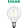 Pikkukuva 4 / 5: Ulkoseinävalot, 15M/50FT LED-valosarja 25 lamppua + 1 vara, 0,2W, vedenpitävät sisä- ja ulkoseinävalot puutarhaan, juhliin, jouluun