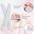 Miniatyrbild 3 av 5: Nagelpoleringsremsor, professionell nagelfil, 16 st dubbelsidig nagelfil - 100/180 grit tvättbar fil för naglar, salong
