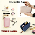Miniatyrbillede 3 af 5: Rejse Makeup Pung, Vandtæt Bærbar Rejse Toiletpung med Lynlås, Lille Makeup Organizer Clutch til Kvinder