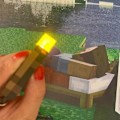 Miniatyrbillede 2 af 5: Minecraft Lommelygte Nøglering