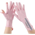Pikkukuva 1 / 5: Ulkoilun auringonsuojakäsineet, kesäiset ajokäsineet, anti-ultravioletti-aurinkosuoja, liukumattomat jääsilkkihansikkaat, sopii pyöräilyyn pink