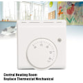 Miniatyrbillede 3 af 5: 220V 6A mekanisk rumtermostat, temperaturregulator