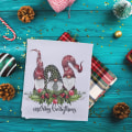 Miniatyrbilde 3 av 5: Julekrans Nisser Servietter Julehåndklær Julehåndklær Håndklær Juleinnflyttingsgaver (Julekrans)
