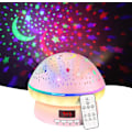Miniatyrbilde 2 av 5: Sopp stjernehimmel projektorlampe, soverom atmosfære himmel lampe Timer Roterende stjerne projektor nattlys for barn, gaver for 3-10 år gamle barn