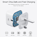 Miniatyrbilde 3 av 6: 20W USB C Hurtiglader, Hurtigladeplugg og 2M USB C til Lightning Ladekabel, Egnet for iPhone 13, 14, 15, 13Pro, 14Pro, 15Pro