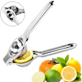 Miniatyrbillede 1 af 5: Manuel Saftpresser i Rustfrit Stål, Citrus Citronpresser, Frugtpresser Lime Metal, Professionel Håndsaftpresser Køkkenredskab