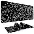 Miniatyrbillede 4 af 4: Gaming Mousepad, Stort Tastaturpad, 30*80*0.2cm, Topografisk Mus 30*80*0.2cm