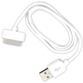 Miniatyrbild 2 av 2: 30-Pin Dock-kabel för iPhone 3G / 3Gs / 4 / 4s för laddning och synkronisering USB 2.0 1 Meter Vit