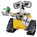 Miniatyrbillede 1 af 5: 687 Dele, Wall-E Robot Legetøj, robot samlebyggesæt, samlemodeller