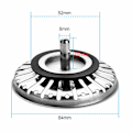 Miniatyrbillede 2 af 5: Pieces Køkkenvask Si i Rustfrit Stål Filter Dobbelt Lag Vaskprop Afløbssi Til Dit Køkken Badeværelse - Diameter 84mm