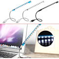 Miniatyrbild 4 av 5: Mini Läslampa 10 LED Super Starka Läslampor USB Flexibel Portabel Reselampa för Att Läsa Böcker