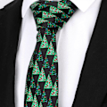 Miniatyrbild 3 av 5: Jul-slips för män, slipsar för män, jul-slipsar, jul-halsdukar, Santa-fest-slipsar