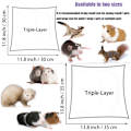 Miniatyrbilde 5 av 5: Hengekøye Seng Soveplass for Rotte Marsvin Gnager Ilder Chinchilla, Grå