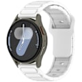Miniatyrbillede 4 af 5: Silicone Rem til Huawei Watch GT 5 GT 4 46mm GT 2 Pro GT 2e Smartwatch - (Hvid, 20mm)