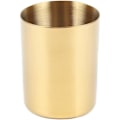 Miniatyrbillede 1 af 4: Guld Farvet Penneholder i Rustfrit Stål til Hjemmekontoret, Multifunktionel Penneholder, Mini Dekorativ Vase Green