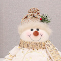Miniatyrbillede 2 af 5: Julepynt Stående Julefigur, Julemand Snemand Dukke Juletræspynt Hjemmepynt til Børn Børnegaver, 20016B