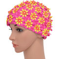 Miniatyrbilde 2 av 3: Badehette Blomstrete Petal Retro Stil Badehetter for Kvinner