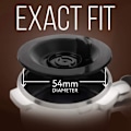 Miniatyrbillede 2 af 5: 4 stk. Espresso Rensesæt Disk til Espressomaskiner - 54 mm Backflush Tabletter til Espressomaskine Tilbehør