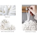 Miniatyrbilde 3 av 5: Mikrofiber Håndklær, 2 Grå, Hvite Chenille Mikrofiber Håndklær kan brukes på kjøkken og bad, svært absorberende og tørker hendene umiddelbart