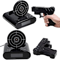 Miniatyrbild 5 av 5: Target Väckarklocka, Kreativ Pistolskjutande Alarm Personlig 12 Timmars Digital Display (svart)