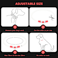 Miniatyrbilde 4 av 5: Selvlysende hundehalsbånd med USB-oppladbart LED-halsbånd, kan klippes til (70 cm), for små, mellomstore og store hunder og katter, 5-pakning