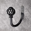 Miniatyrbillede 4 af 5: Et par rede-model metal gardinkroge - letvægts dekorative gardin tiebacks holdbacks metal krog dekorativ krog