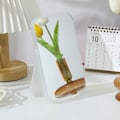 Miniatyrbild 3 av 5: Fällbar sminkspiegel, bärbar sminkspiegel, skrivbordsminiatyr, fyrkantig spegel för studentboende green