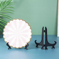 Miniatyrbillede 3 af 5: 6\" Sort 12 stk./sæt Plastik Staffelier Tallerken Display Standere Billedramme Stand Holder