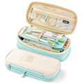 Miniatyrbillede 1 af 5: Pencil Case Stort Penalhus Kontor College Stor Opbevaringstaske Pose Holder Boks Organizer til Studerende